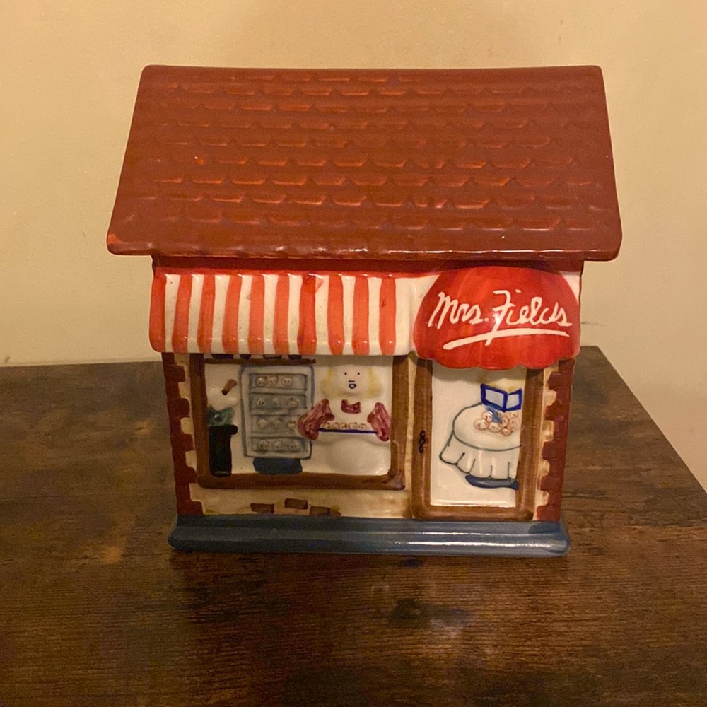 Mrs. Fields cookie jar